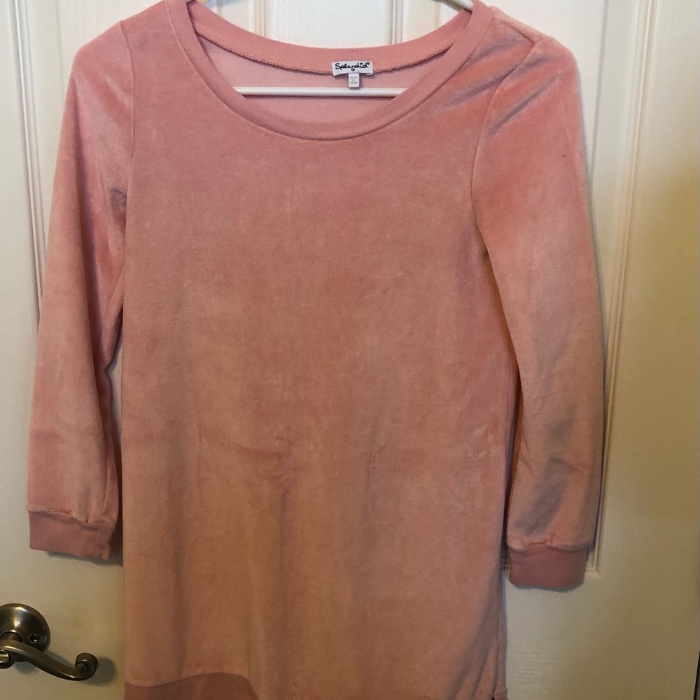 Pretty Pink Velour Dress